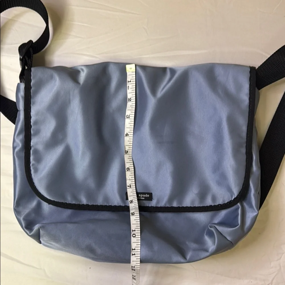 Kate Spade Blue‎ and Black Messenger Bag with Adjustable Strap